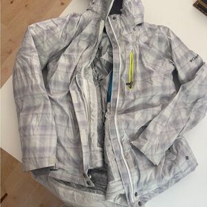 Columbia ski and snowboard jacket - shell plus inner layer